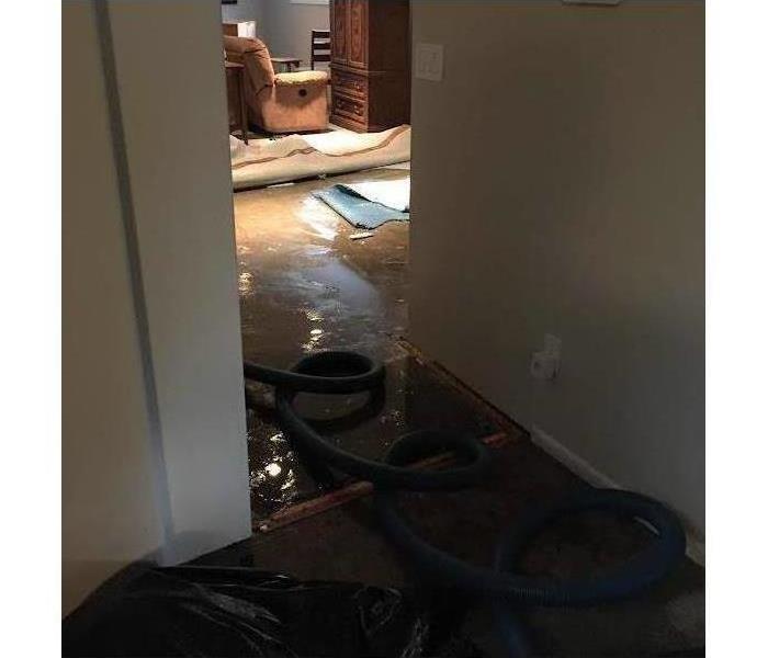 home with water damage